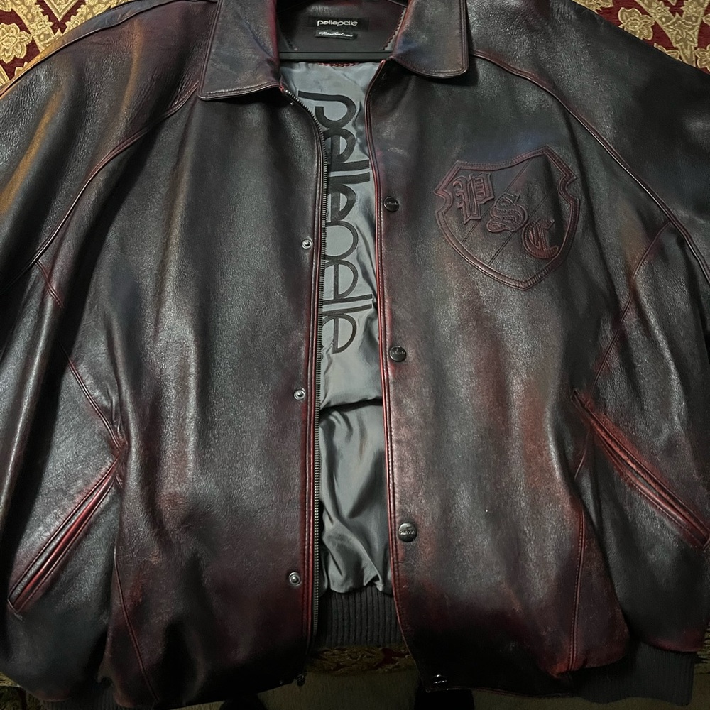 Men’s leather Pelle Pelle coat